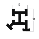 vinyl sheet pile corner 450