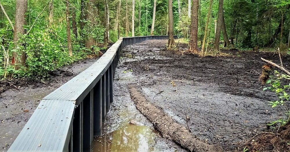 Serving nature using vinyl sheet piles