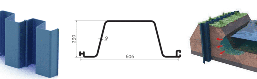 water-tight vinyl sheet pile barriers